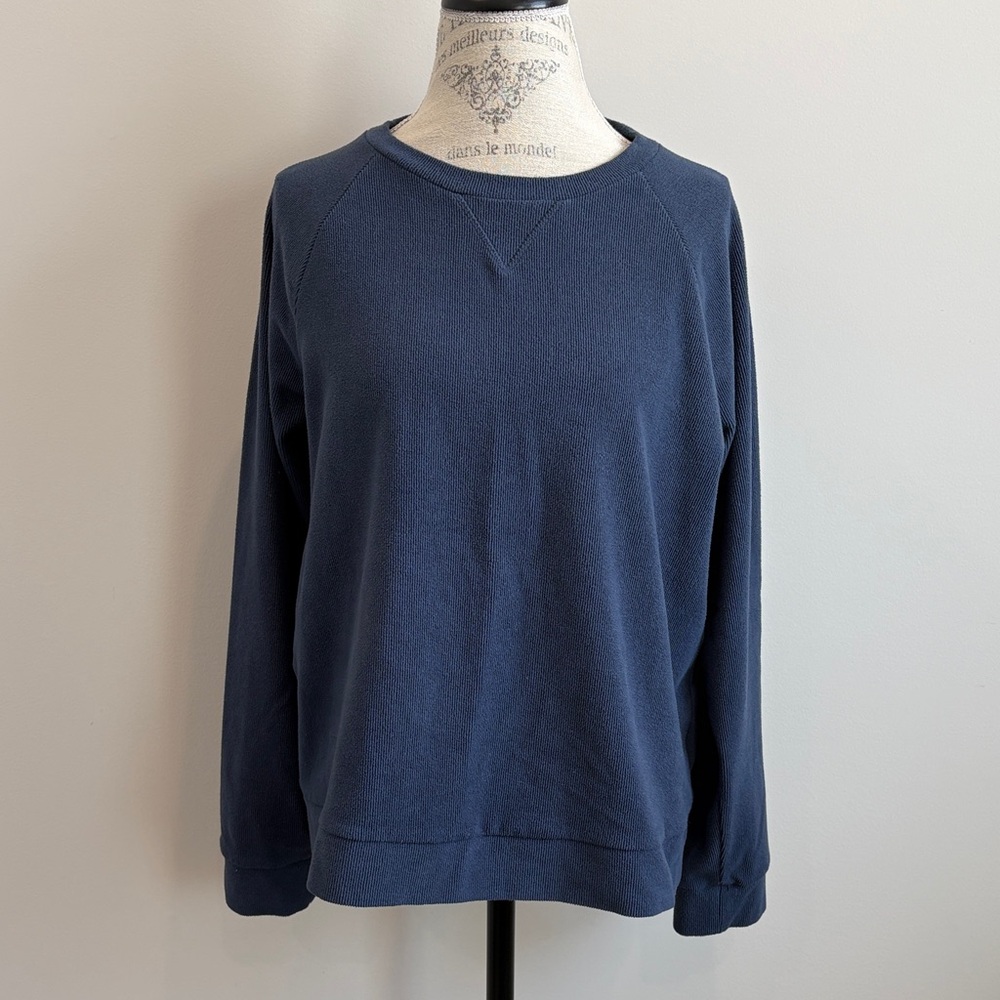 Marc New York Deep Blue Crewneck Sweater